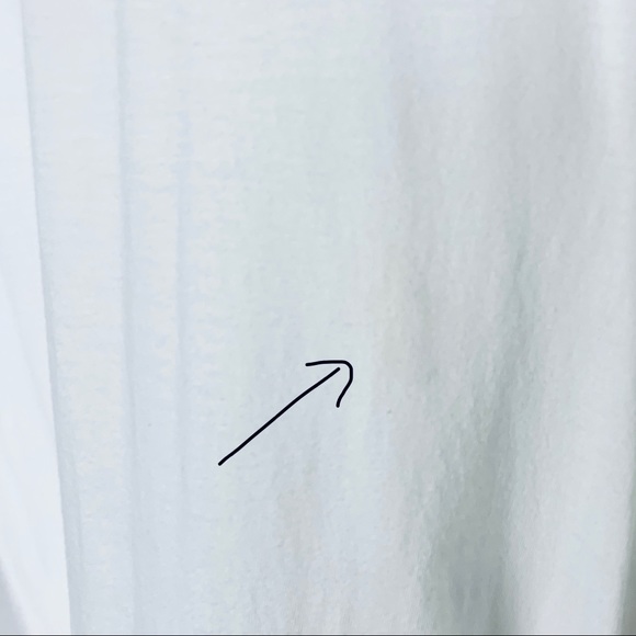 Mark And Estel | White Flowy Asymmetric Crew Neck High-Low Cotton T-Shirt Dress - Picture 14 of 16